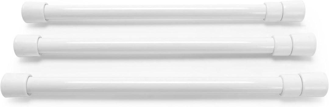 Camco 44063 Kühlschrankstangen für Caravan, von 25,4 bis 43,2 cm, Weiss, 3 Stück