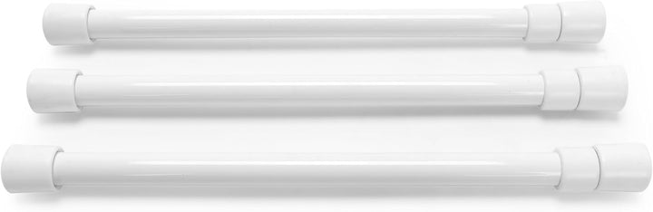 Camco 44063 Kühlschrankstangen für Caravan, von 25,4 bis 43,2 cm, Weiss, 3 Stück