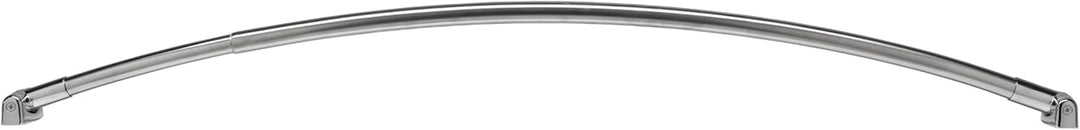 Croydex Teleskopstange aus Edelstahl, ausziehbar, gebogen, 1080-1850 mm Einzelbett, Einzelbett