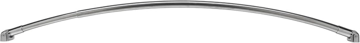 Croydex Teleskopstange aus Edelstahl, ausziehbar, gebogen, 1080-1850 mm Einzelbett, Einzelbett