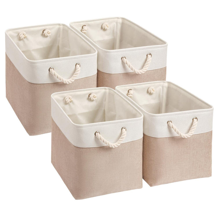 Mangata Aufbewahrungsbox,(33x38x33cm) Aufbewahrungskorb Stoff, Box in Würfel für Schrank, Regal, und