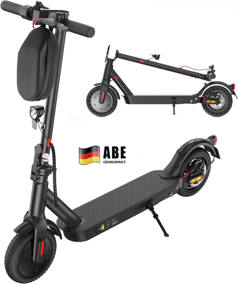 iScooter E Scooter mit Strassenzulassung, 30 km Reichweite, Elektroroller mit Strassenzulassung (ABE