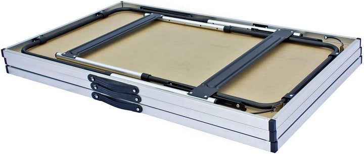 GOODS+GADGETS Klappbarer Multifunktionstisch Mehrzwecktisch Campingtisch Camping-Set Klapptisch Mark