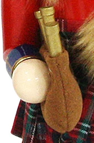 Dekohelden24 Hochwertiger Nussknacker Schotte, ca. 18 cm, Blau, Blau
