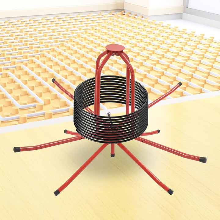 Schlauchtrommel für Fussbodenheizung, max. 150 kg, Spender für PEX PERT 8-32 mm, schnelle Installati