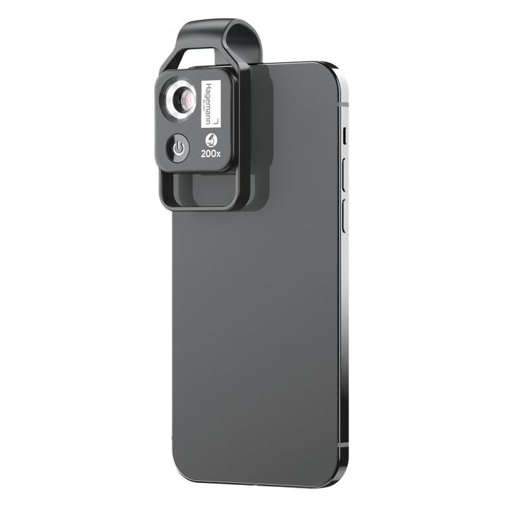 TimeTEX - Handy-Mikroskop "Super" | Mikroskop für das Smartphone mit 200-fach Vergrösserung | Ideal