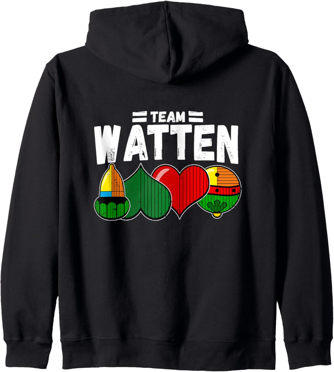 Team Watten Schafkopfer Doppelkopf Schnapsen Kapuzenjacke