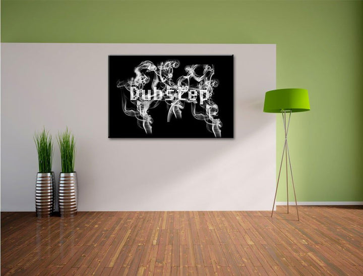 Pixxprint Electro Music, Dubstep Boxen als Leinwandbild/Grösse: 100x70 / Wandbild/Kunstdruck/fertig