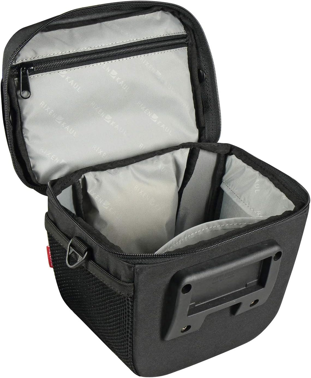 KlickFix Aventour Compact Stuurtas, Black, 3 Liter Bundle mit Lenkeradapter Ohne Schloss, Bundle mit