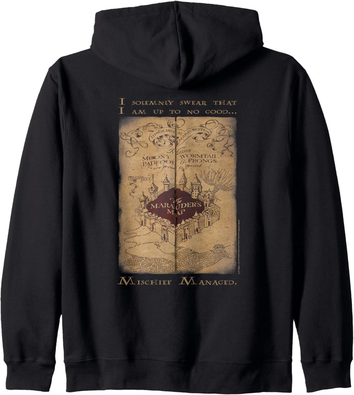 Harry Potter Marauder's Map Words Kapuzenjacke