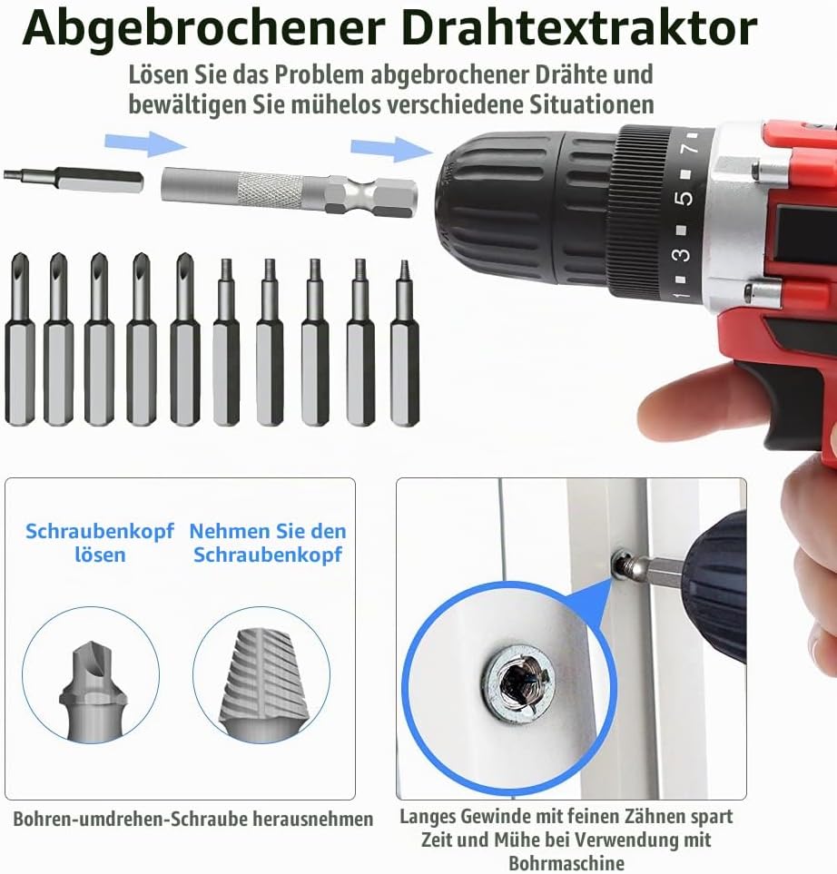 138 in 1 Schraubendreher Set Feinmechanik Mini Feinmechaniker Satz Magnetisch Upgrade Version Präzis
