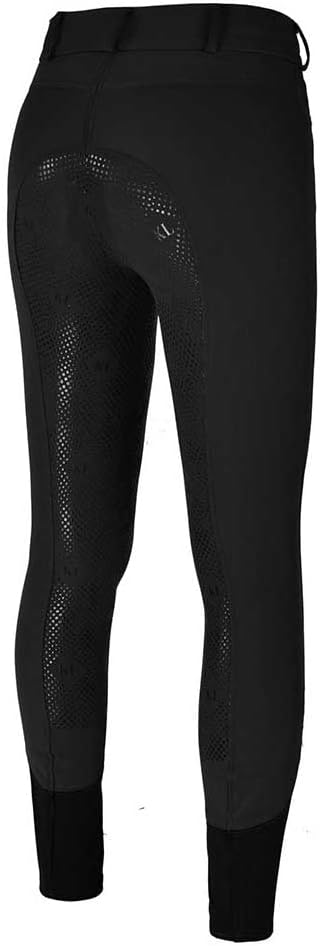 Kingsland Damen Reithose Silikon Vollbesatz KLKadi E-Tec schwarz 40 Schwarz, 40 Schwarz