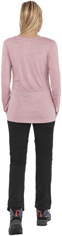 Salewa Damen Puez Melange Dry W L/S Tee T-Shirt XXL Zephyr Melange, XXL Zephyr Melange