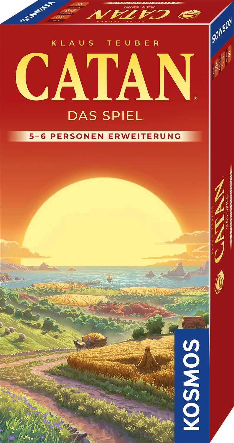 Kosmos 685058 Catan - Das Spiel Ergänzung für 5-6 Personen, Gesellschaftsspiel ab 10 Jahre für 2-6 P