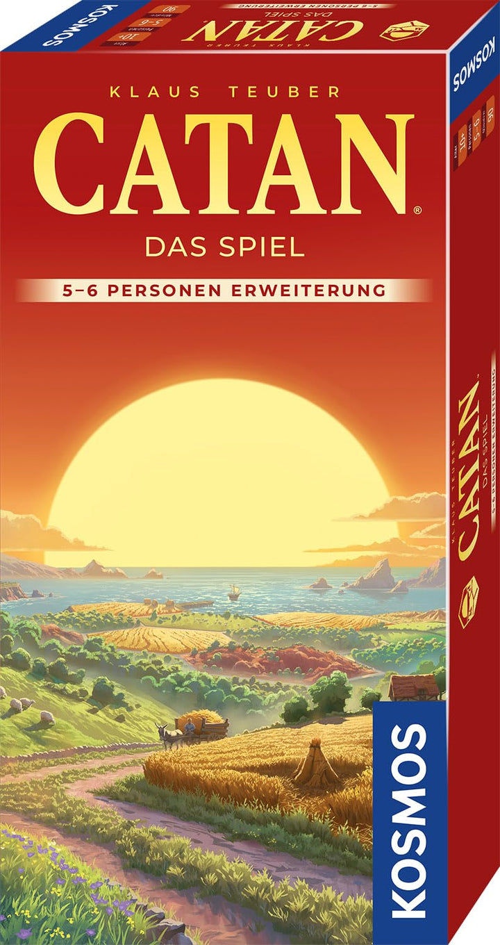 Kosmos 685058 Catan - Das Spiel Ergänzung für 5-6 Personen, Gesellschaftsspiel ab 10 Jahre für 2-6 P