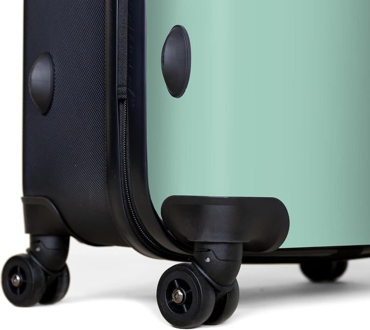 NoBoringSuitcases.com® Koffer XL Gross 77x51.5x28 cm Hartschale Reisekoffer 4 Rollen Leicht Koffer T