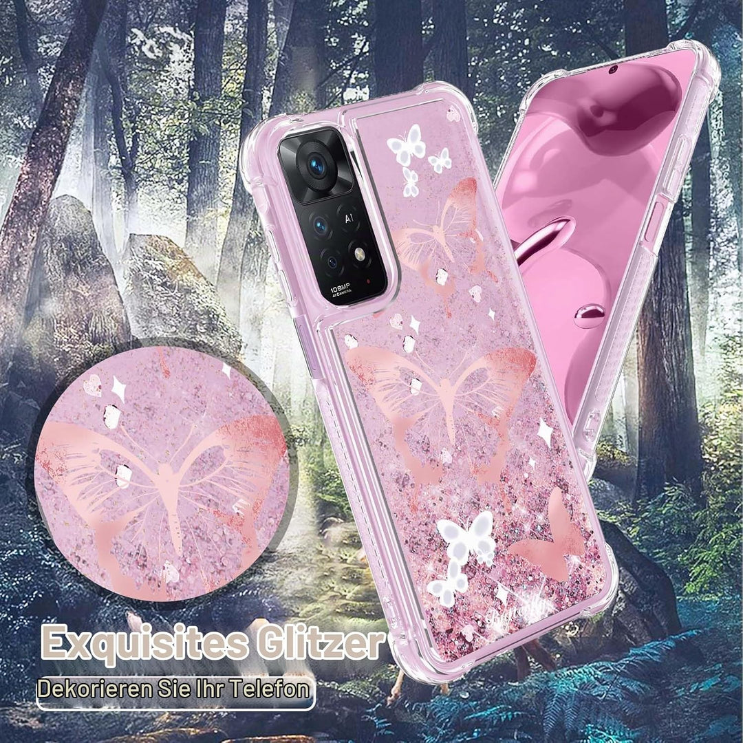 Handykette für Xiaomi Redmi Note 12 Pro 4G Hülle mit Band, Handyhülle für Redmi Note 11 Pro/Pro+ Gli