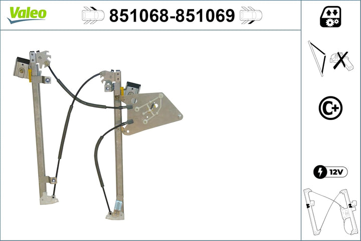 Valeo Fensterheber 851068