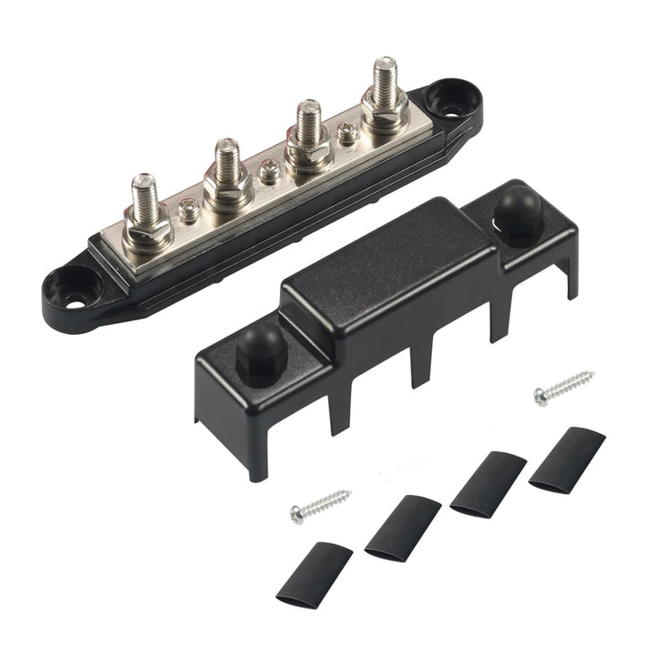 180A Sammelschiene 12V - 48V DC Sammelschiene für Geländewagen Boot Camper Verteilerblock M8 + 8X M4