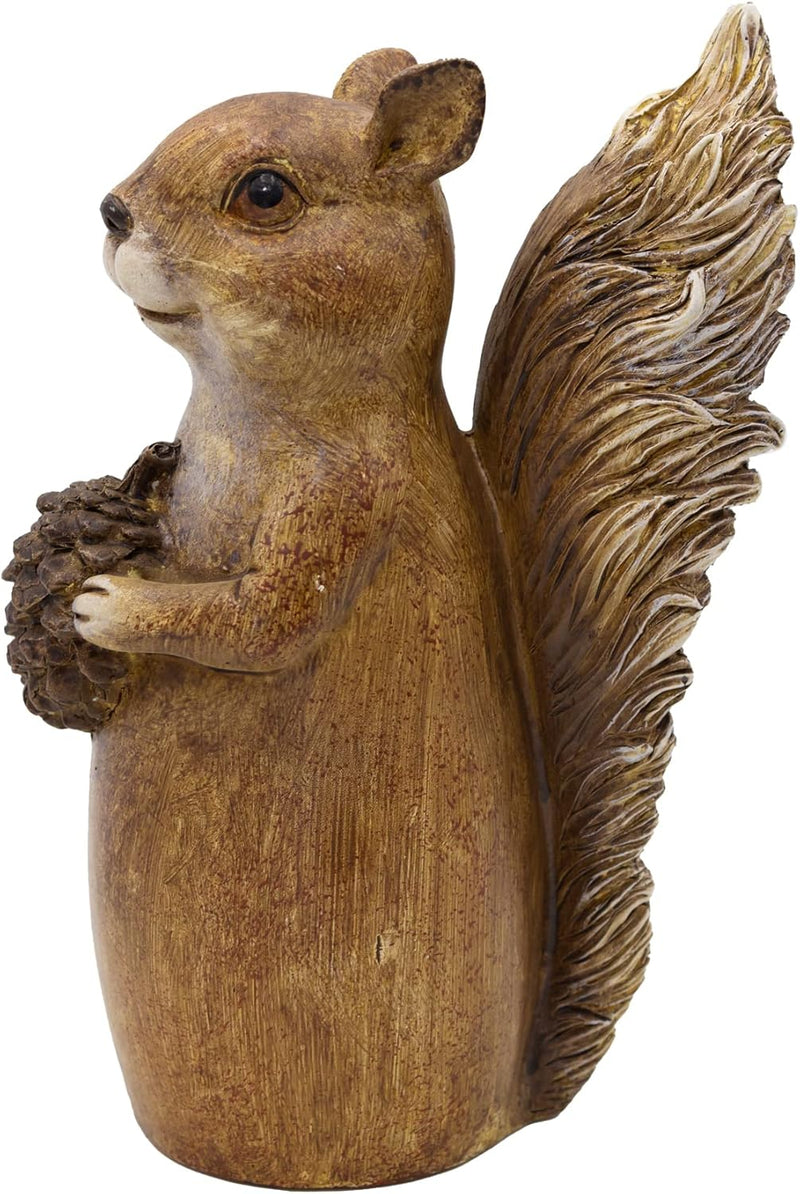 B2S BACK2SEASON Zaunfigur Eichhörnchen Zaunhocker Zaundeko Herbst Deko frostfest H=20 cm Motiv Eichh