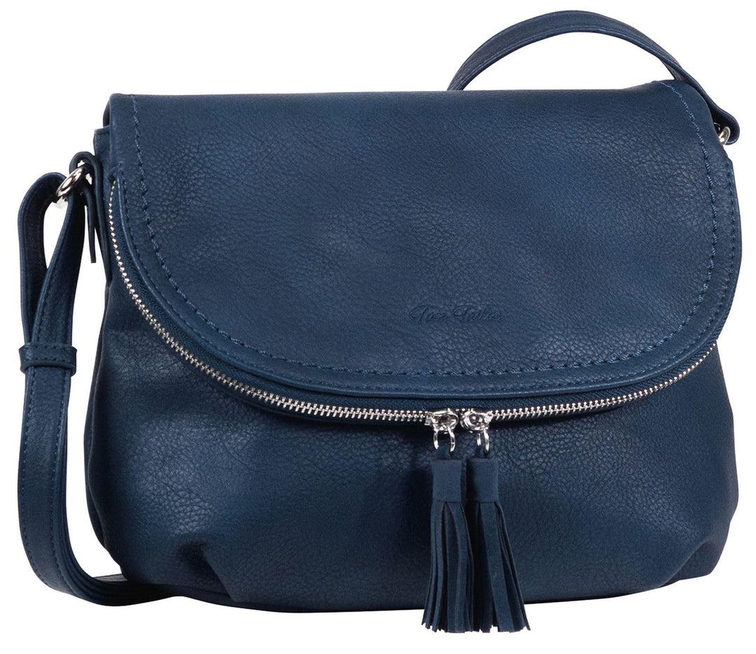 TOM TAILOR Lari Damen Umhängetasche Crossbody Bag Mittelgross Einheitsgrösse Blau, Einheitsgrösse Bl