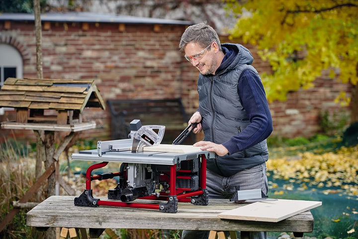 Einhell Akku-Tischkreissäge TE-TS 36/210 Li-Solo Power X-Change (Lithium-Ionen, Aluminiumtisch, Tisc