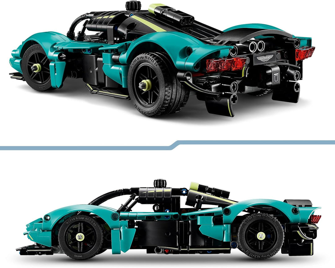 LEGO Technic Aston Martin Valkyrie Rennwagen Spielzeug - Modell-Bauset mit V12-Motor und aufklappbar