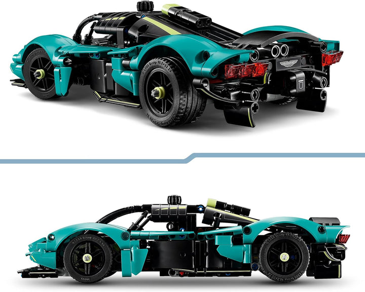 LEGO Technic Aston Martin Valkyrie Rennwagen Spielzeug - Modell-Bauset mit V12-Motor und aufklappbar