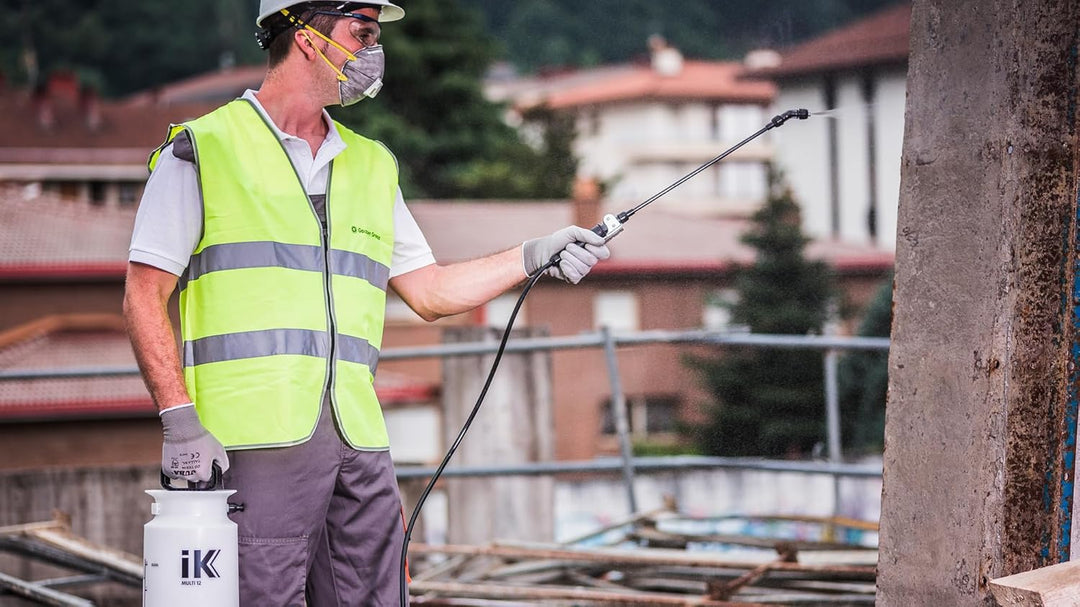 IK MULTI 12 - Drucksprüher Säurebeständig - Metallgriff - Sicherheitsventil - Schultergurt - 12L Beh