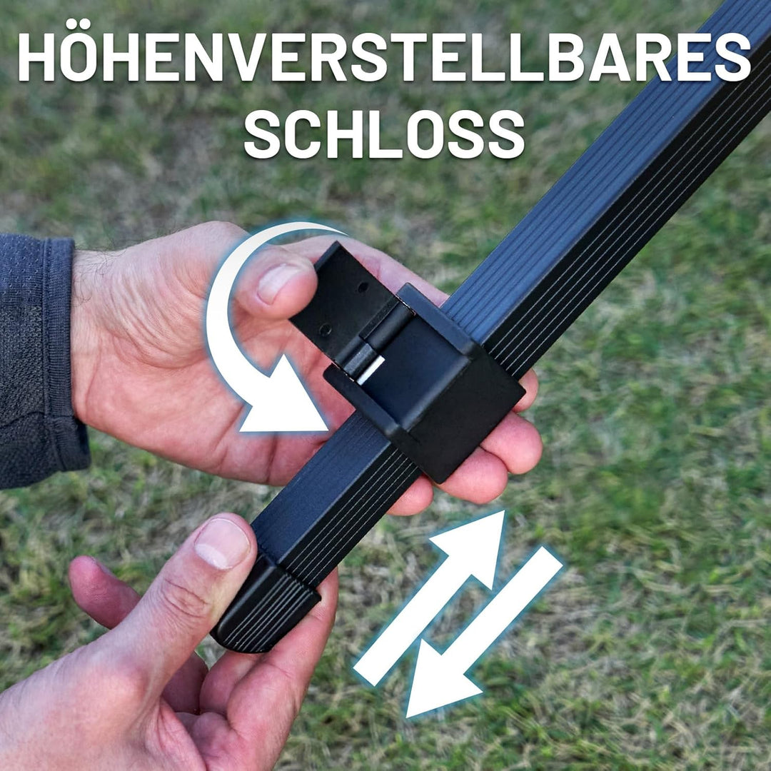 TIMBER RIDGE Campingtisch Klappbar Höhenverstellbar Klapptisch Camping Falttisch Tragbar Aluminium m