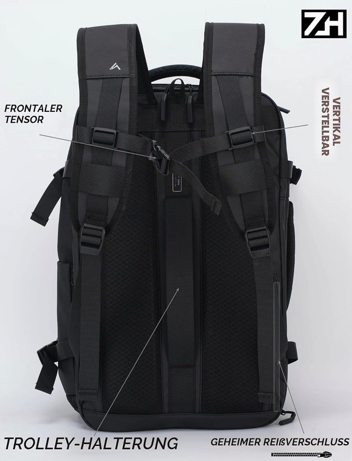 +Zermatt-Horn Rucksack herren Reise-Rucksack 35L | Laptop 15-17 Zoll. Kabinenrucksack Handgepäck mit