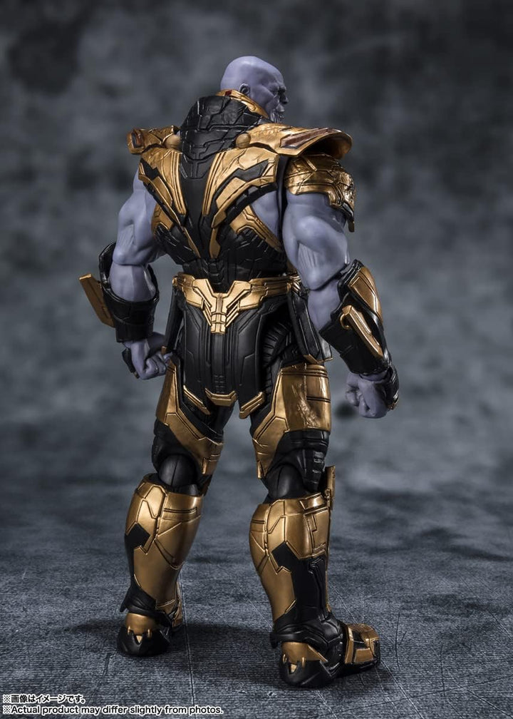 BANDAI Tamashii Nations Avengers Endgame - Thanos (5ans Plus tard) - Feige S.H. Figuarts 19cm Thanos