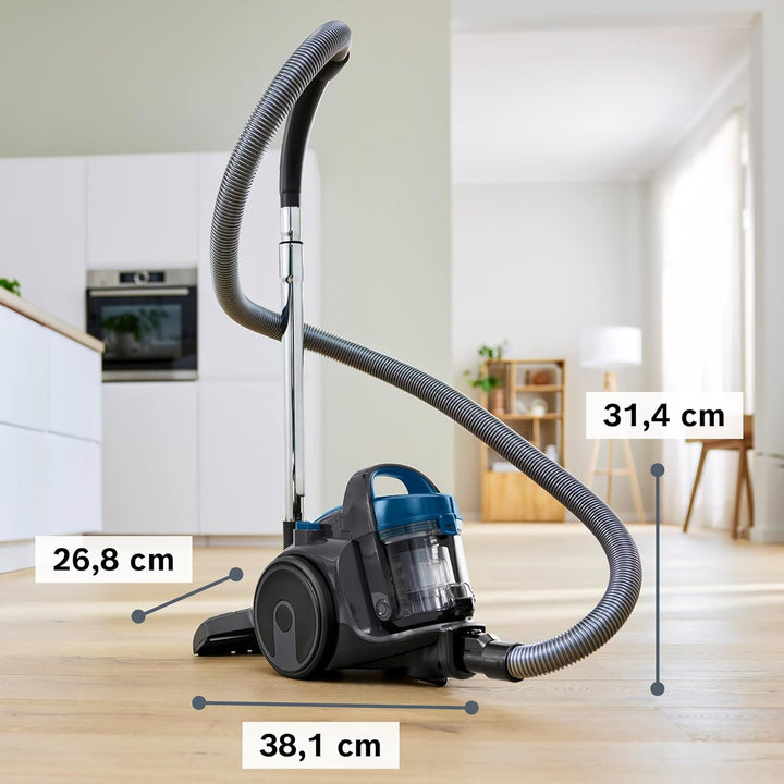 Bosch Staubsauger beutellos Clean´n Serie 2 BGC05A220A, Bodenstaubsauger, Bodendüse für Parkett, Tep