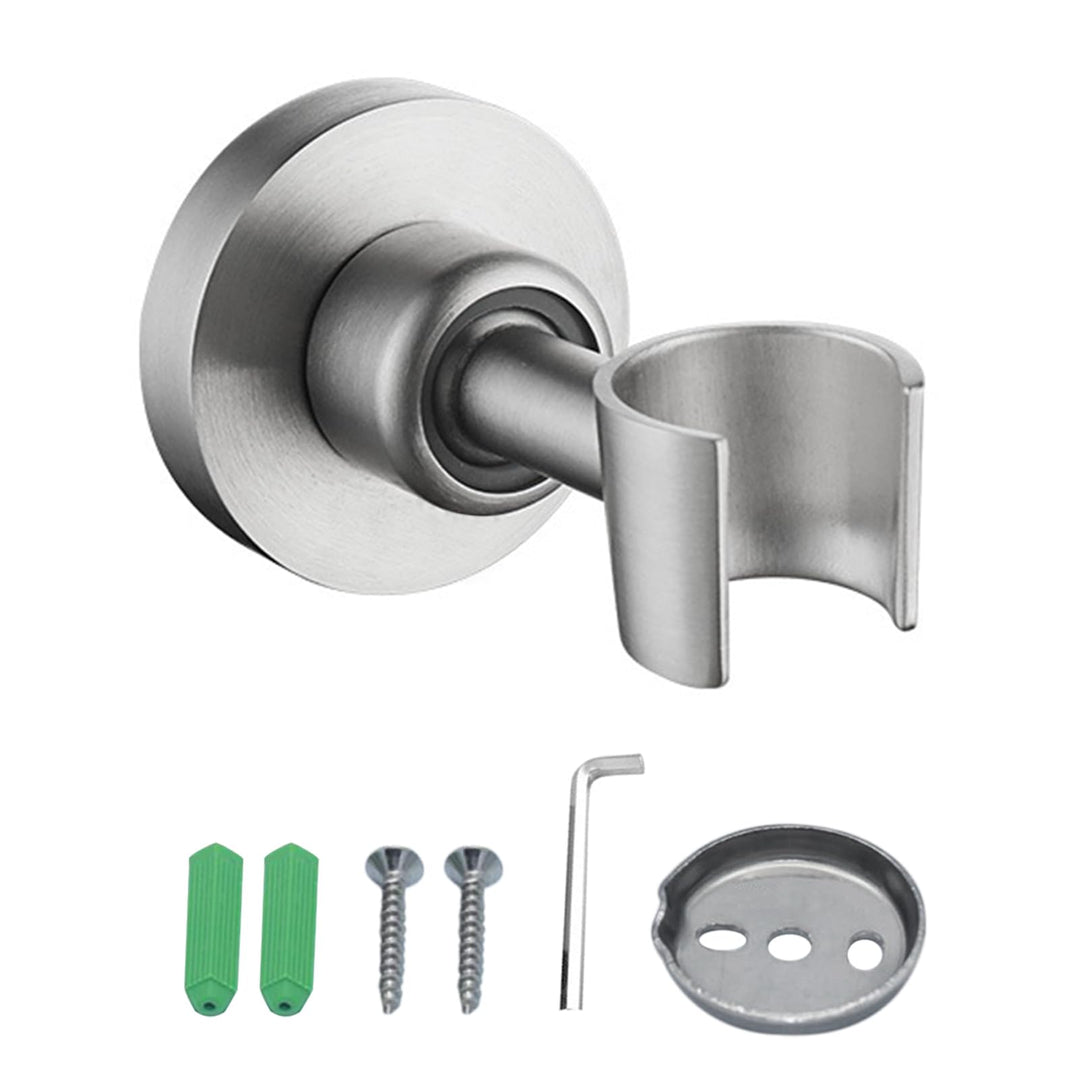 Handbrause Halterung, Verstellbarer Brausehalter, 360° Drehbar Duschkopfhalterung, Universel Edelsta
