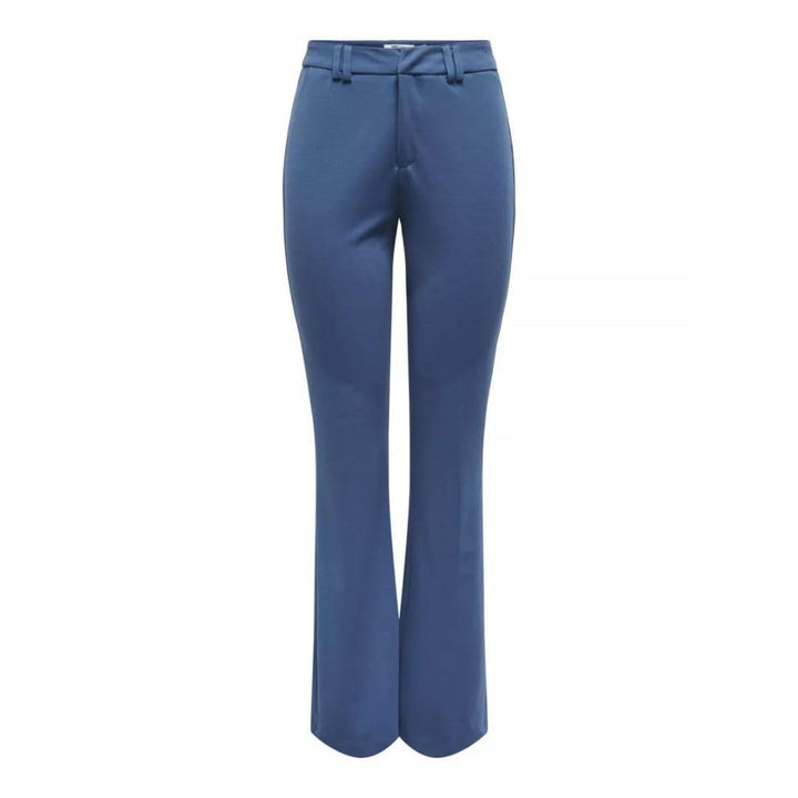 ONLY Damen Onlpeach Mw Flared Pant TLR Noos Hose, Ensign Blue