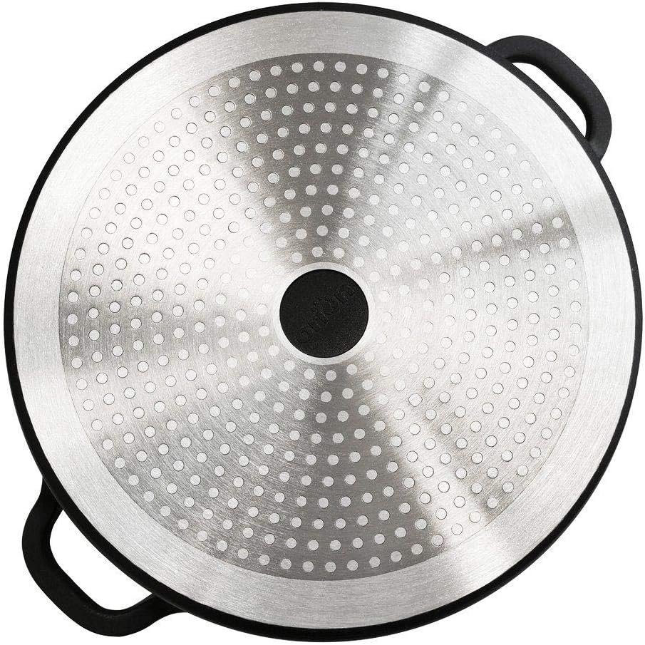 ORION Aluguss Kochtopf | Ø 28 cm | Topf mit Glasdeckel | 7 L | Für Gas und Induktion