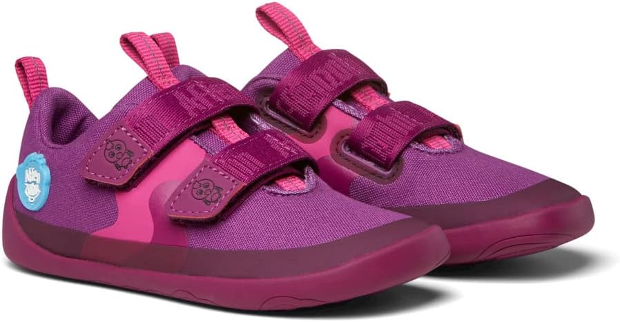 Affenzahn Barfussschuh Baumwolle Lucky Klettverschluss Vegan rutschfest Flexibel Reflektierend für d