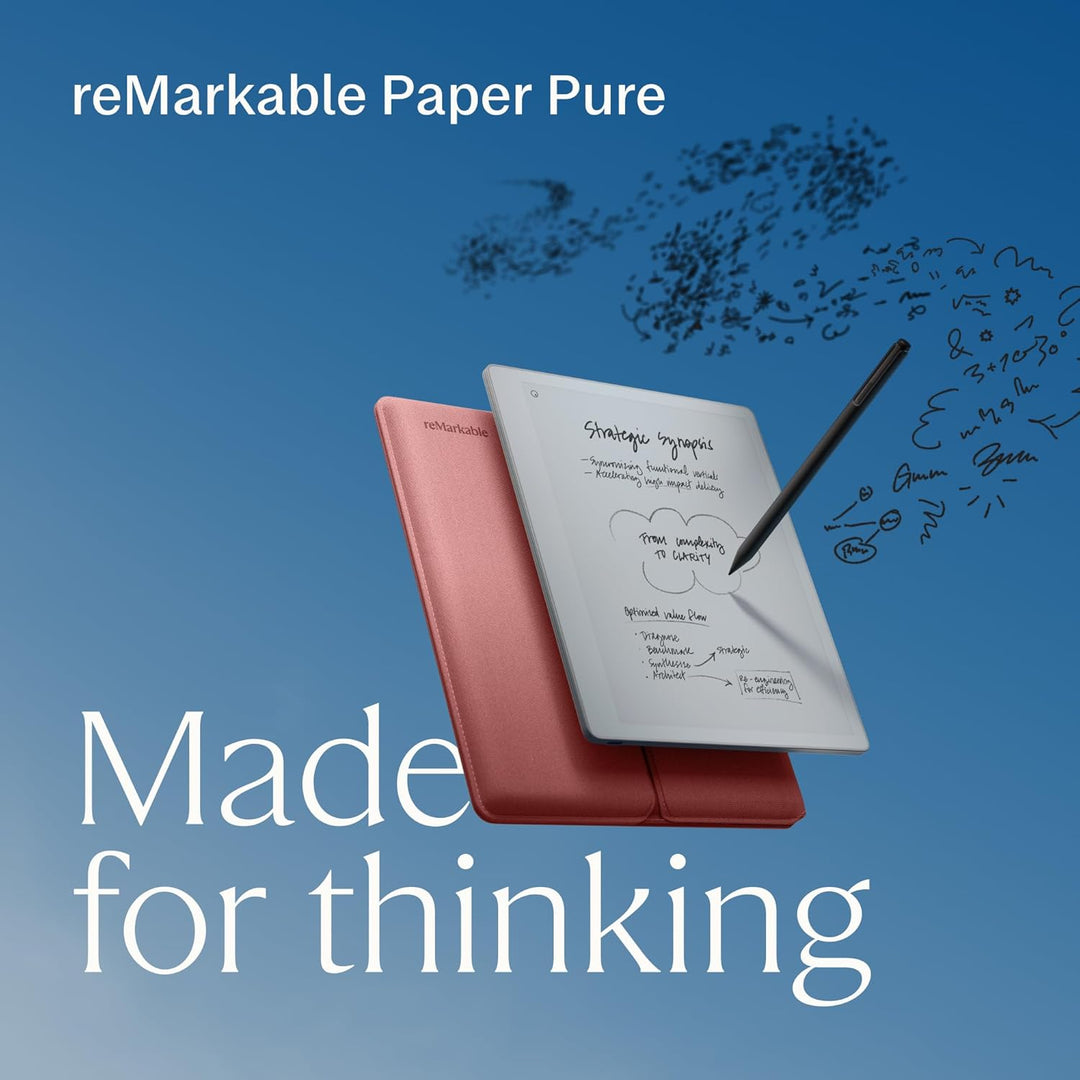 reMarkable Paper Pure Bundle – Paper Tablet mit 10,3-Zoll-Schwarz-Weiss-Display – Digitales Notizbuc