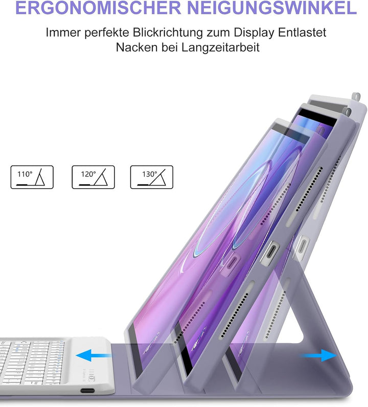 Für Lenovo Idea Tab Pro Gen 2 13" Hülle mit Tastatur QWERTZ | Für Lenovo Idea Tab Pro Gen 2 Tastatur