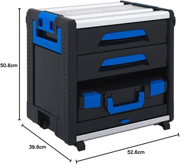 Sortimo WorKMo 24-500 inklusive 2 Schubladen, MultiSlide mit Vollauszug, 1000003747