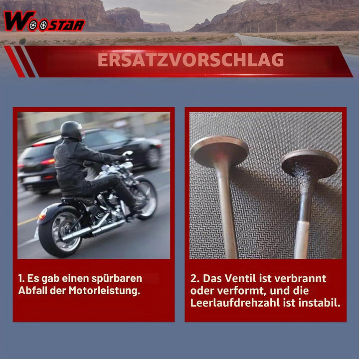 WOOSTAR Zylinderkopf 64mm Ventilbaugruppe Ersatz für GY6 50ccm 139QMB Motor Roketa Taotao Sunl Chine