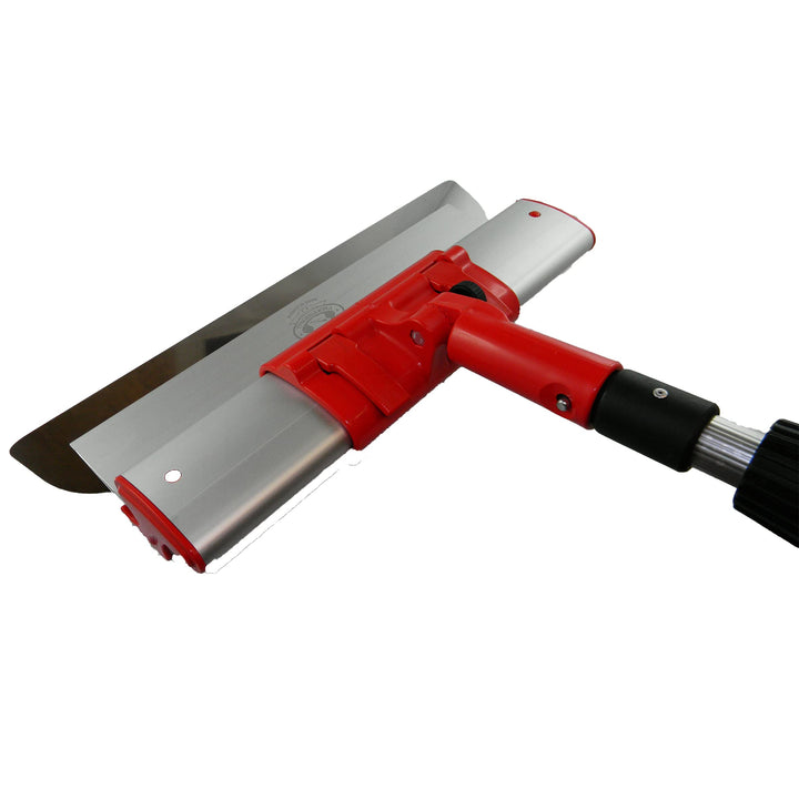 Komplettes Profi-Set: Flächenspachtel 40 cm + Adapter + Teleskopstange 120-220 cm, Austauschbares un