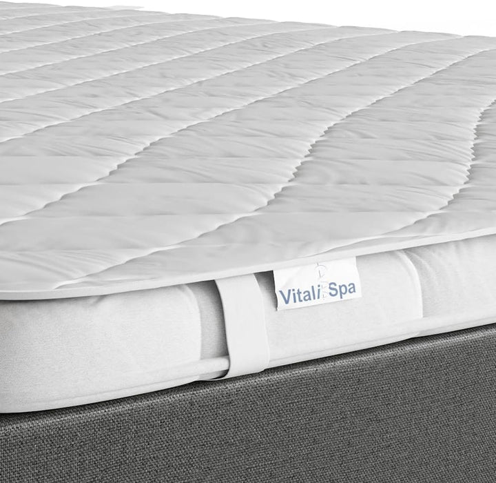 Vitalispa Matratzenschoner, Weiss, 180 x 200 cm Versteppung, 180 x 200 cm
