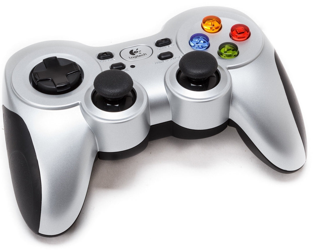 Logitech F710 kabelloses Gamepad, Spiele-Controller mit Konsolenartigem Layout, 4 Tasten D-Pad, Komf