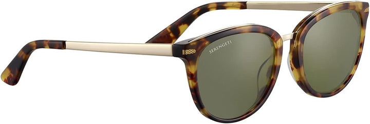 Serengeti Unisex Jodie Sonnenbrille M Glänzend Havana Shiny Light Gold Metall, M Gl&#xE4;nzend Havan