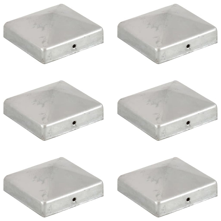 vidaXL 6x Pfostenkappe Pyramide Zaunkappe Pfahlkappe Zierkappe Abdeckkappe Zaunpfahlkappe Pyramidenk