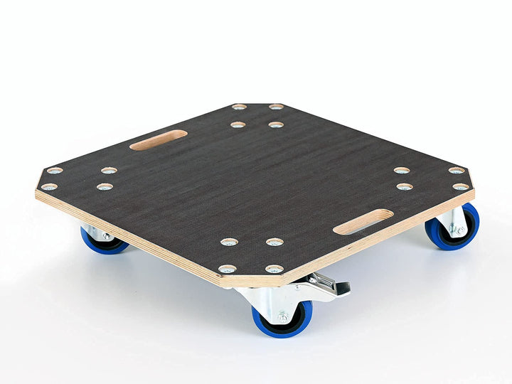 Rollbrett (Schwerlast) | Made in Germany | hochwertige Verarbeitung | bis 300 kg Last | 50x50 cm | 1