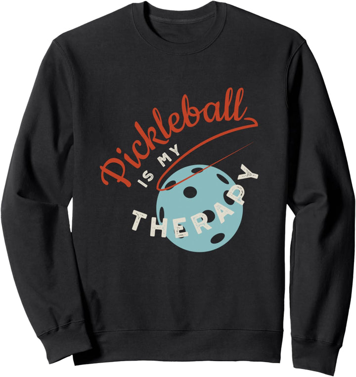 Lustiger Pickleball ist meine Therapie Pickleball-Spieler-Humor Sweatshirt