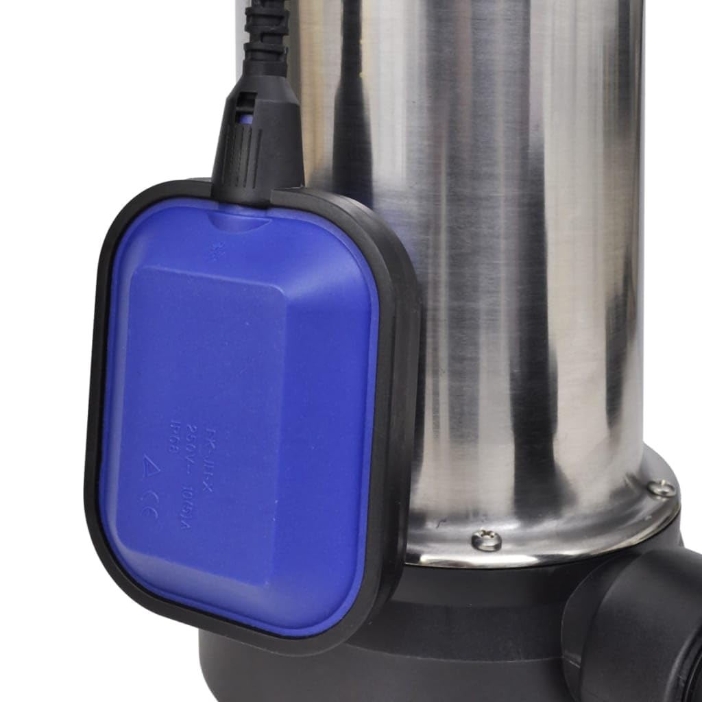 vidaXL Schmutzwasserpumpe 1100W 16500L/h Tauchpumpe Gartenpumpe Teichpumpe
