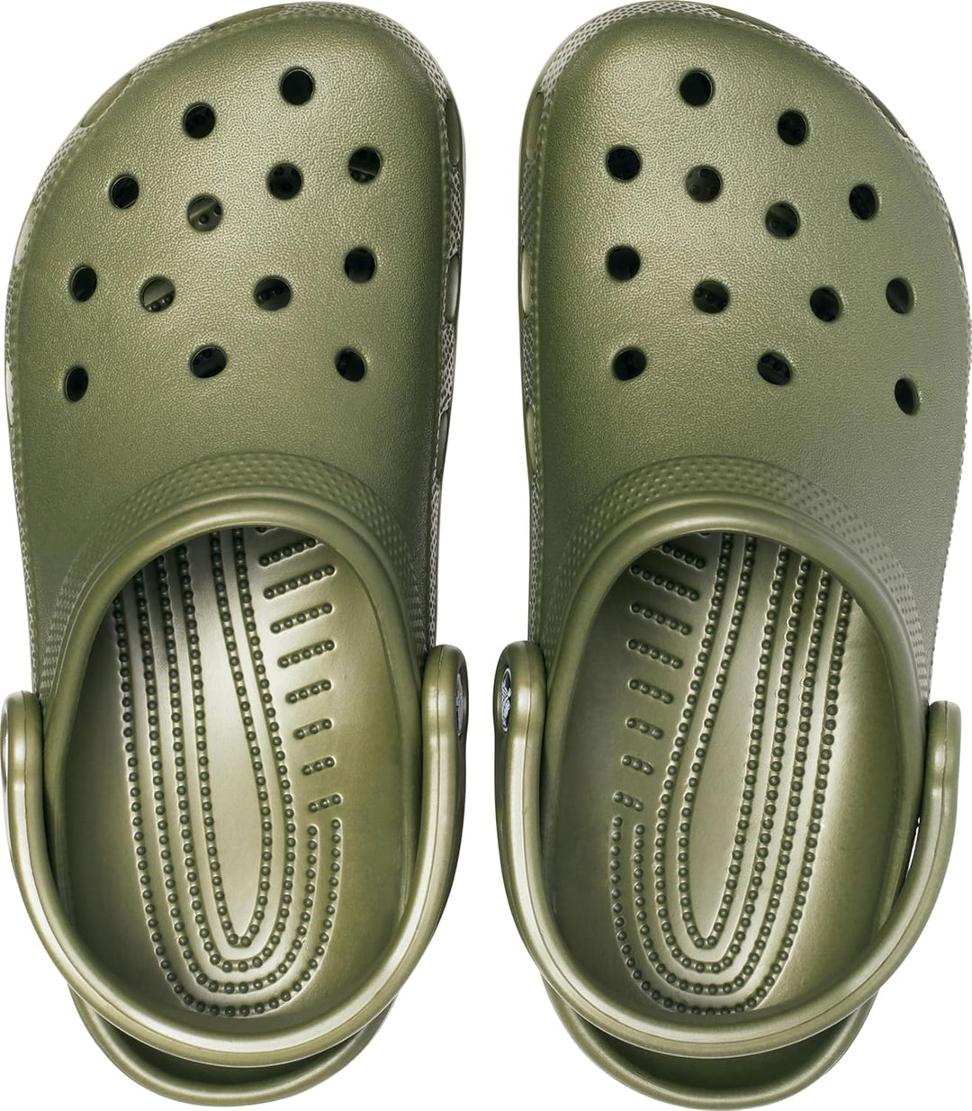 Crocs Unisex Classic High Shine Clog Holzschuh 43/44 EU Army Green, 43/44 EU Army Green